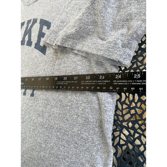 Vintage 90s Grey and blue Duke University Blue Devils vintage cotton tee XL - Picture 5 of 6